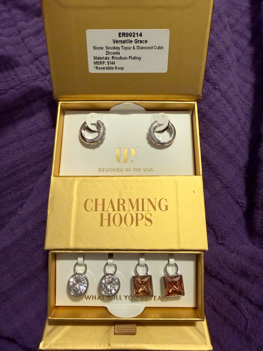 Bomb Party Charming Hoops “Versatile Grace”